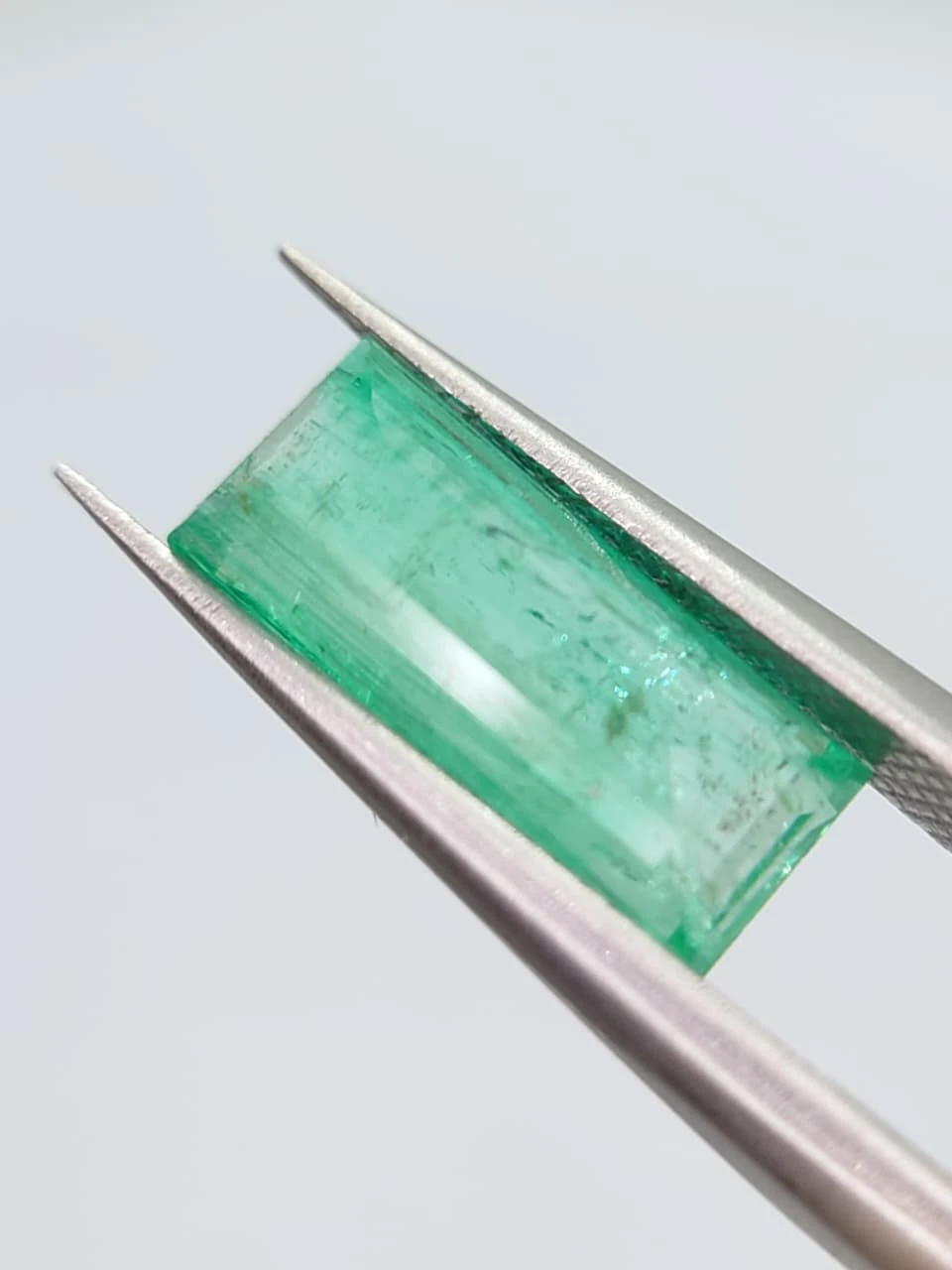 2.6ct Untreated Natural Baguette Emerald from Afghanistan — view 1